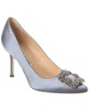 MANOLO BLAHNIK MANOLO BLAHNIK HANGISI 70 SATIN PUMP