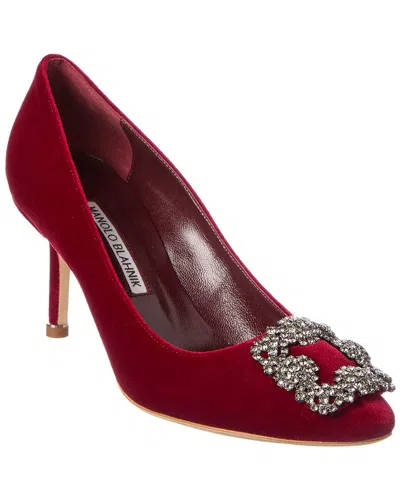 MANOLO BLAHNIK MANOLO BLAHNIK HANGISI 70 VELVET PUMP