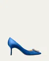 Manolo Blahnik Hangisi 70mm Pump In Blue