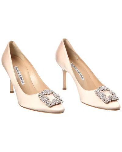 Manolo Blahnik Hangisi 90 Satin Pump (authentic Pre-loved)