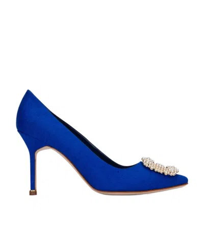 MANOLO BLAHNIK MANOLO BLAHNIK HANGISI EMBELLISHED PUMPS