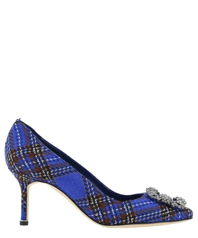 Manolo Blahnik Hangisi Pumps In Blue