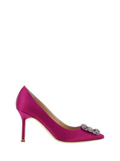 Manolo Blahnik Women Hangisi Pumps In Multicolor