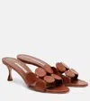 Manolo Blahnik Haribalmu 50 Leather Mules In Brown