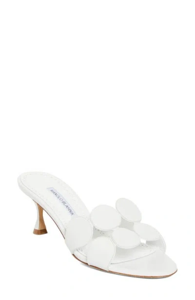 MANOLO BLAHNIK MANOLO BLAHNIK HARIBALMU KITTEN HEEL SANDAL