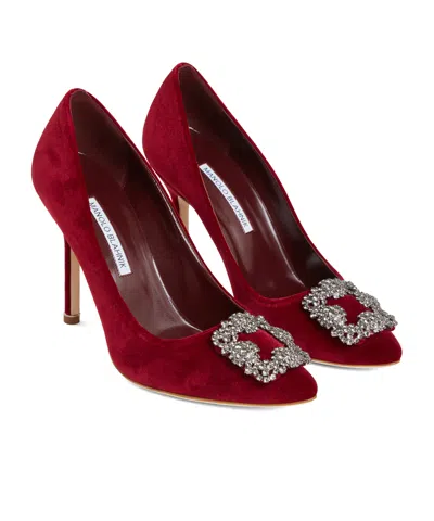 Manolo Blahnik Heeled High Heels In Red