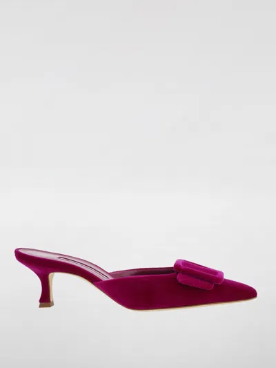 Manolo Blahnik Pumps In Red