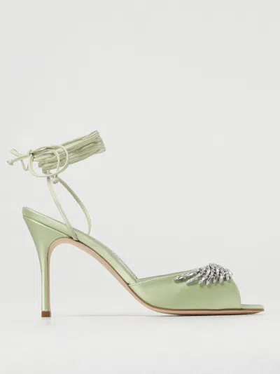 Manolo Blahnik Heeled Sandals  Woman Color Mint