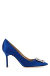 Manolo Blahnik Hangisi 70 Velvet Pump