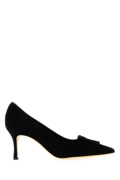 Manolo Blahnik Heeled Shoes In Black