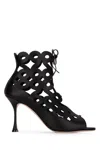 Manolo Blahnik Taralo Heeled Sandals In Black