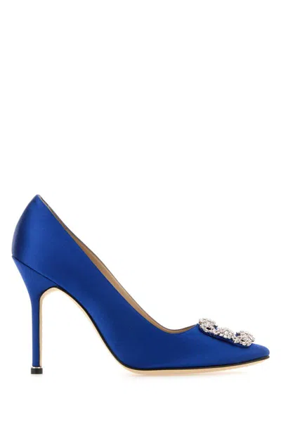Manolo Blahnik Heeled Shoes In Bblu