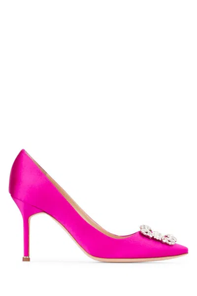 Manolo Blahnik Scarpe Con Tacco-41 Nd  Female In Bpur