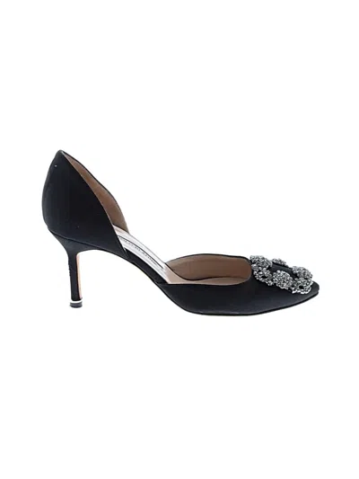 Pre-owned Manolo Blahnik Heels In Black