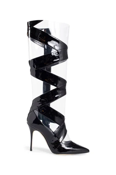 Manolo Blahnik High Boots In Black