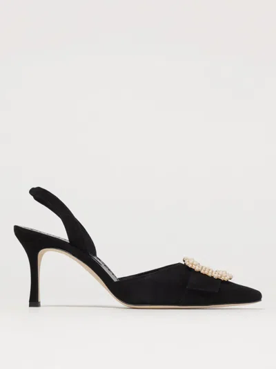 MANOLO BLAHNIK PUMPS MANOLO BLAHNIK WOMAN COLOR BLACK,G63893002