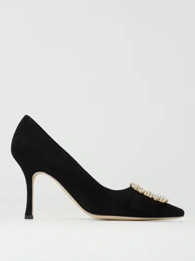 MANOLO BLAHNIK PUMPS MANOLO BLAHNIK WOMAN COLOR BLACK,G74040002