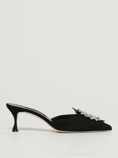 Manolo Blahnik High Heel Shoes  Woman Colour Black