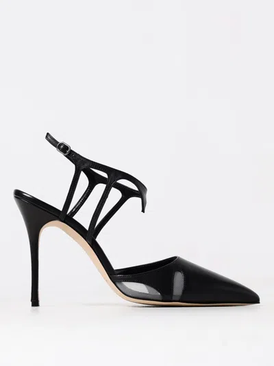 Manolo Blahnik High Heel Shoes  Woman Color Black In Black