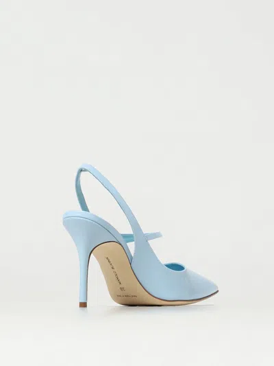 Manolo Blahnik High Heel Shoes  Woman Color Blue