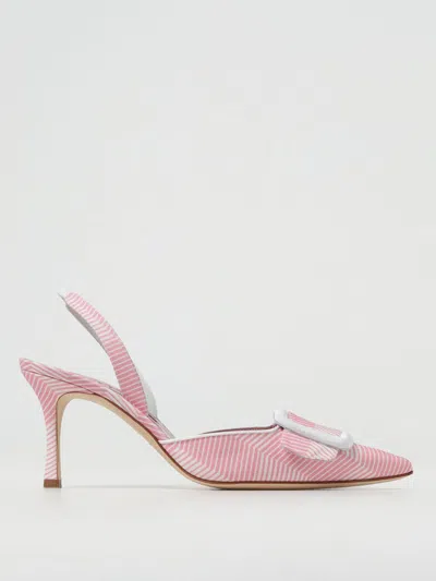 Manolo Blahnik High Heel Shoes  Woman Color Pink