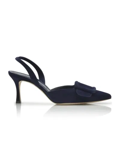 Manolo Blahnik High-heeled Sandals In Black