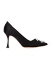 Manolo Blahnik High Heels In Black