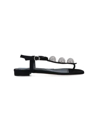 Manolo Blahnik "hobela" Flip-flop Sandals