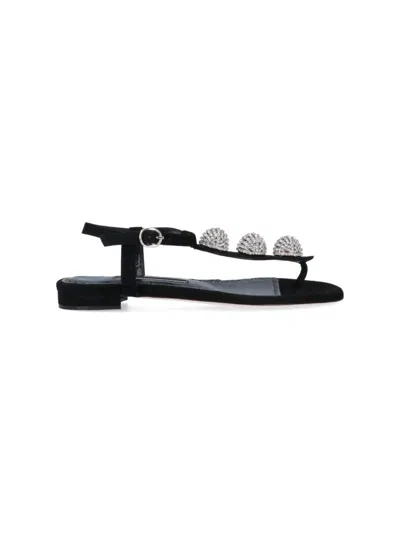 Manolo Blahnik Hobela" Flip-flop Sandals