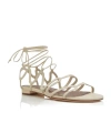 Manolo Blahnik Hollow Flat Sandals In Brown