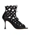 Manolo Blahnik Taralo Heeled Sandals In Black