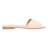 Manolo Blahnik Houramu Flat Beige In Pink
