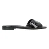 Manolo Blahnik Houramu Flat Black