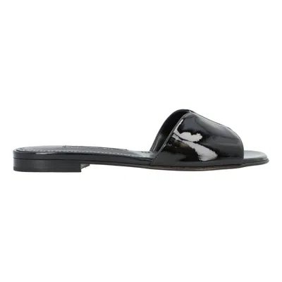 Manolo Blahnik Houramu Flat Grey In Gray