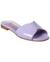 Manolo Blahnik Houramu Patent Sandal In Purple