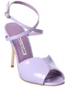 Manolo Blahnik Hourani 105 Patent Sandal In Purple