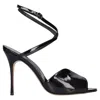 Manolo Blahnik Hourani 105 Sandals In Black