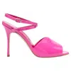 Manolo Blahnik Hourani Open Toe Sandals In Pink