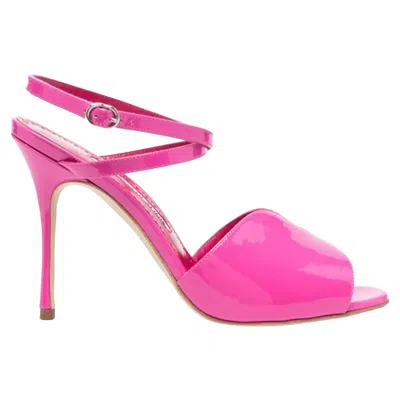 Manolo Blahnik Hourani 105 Sandals In Pink