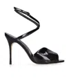 MANOLO BLAHNIK HOURANI OPEN-TOED HEELS