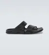 Manolo Blahnik Inezmu Leather Sandals In Black