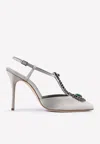 Manolo Blahnik Jamala 105 Crystal-embellished Pumps