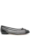 Manolo Blahnik Capbal Ballet Flats In Black