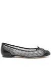 Manolo Blahnik Capbal Ballet Flats In Black