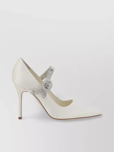 Manolo Blahnik Jeweled Strap Stiletto Pumps