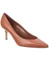Manolo Blahnik Kietta 70 Leather Pump In Brown