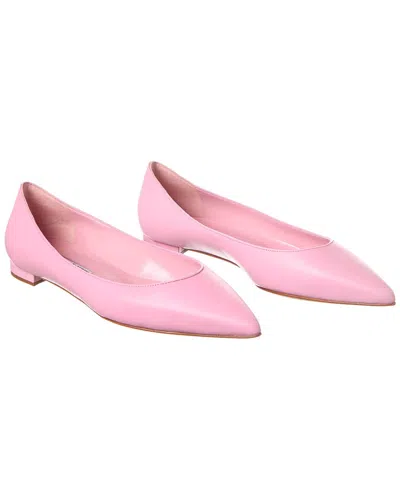 Manolo Blahnik Kietta Leather Flat (authentic Pre-loved)