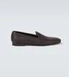 Manolo Blahnik Leather Loafers