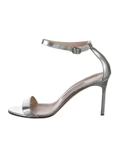 Pre-owned Manolo Blahnik Leather Sandals