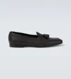 Manolo Blahnik Lennox Leather Loafers